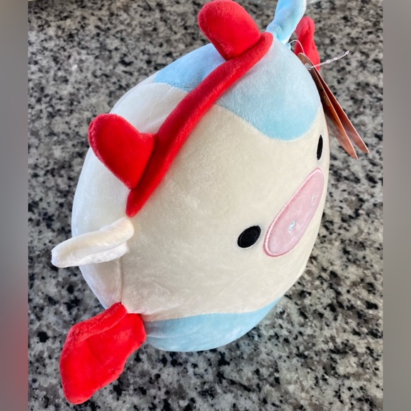 •NWT•Squishmallows Belana The Cow with Devil Bat Costume Halloween Plush - Picture 8 of 13